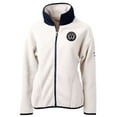 thumbnail image 2 of Women's Cutter & Buck Oatmeal Philadelphia Union Cascade Eco Fleece Full-Zip Jacket, 2 of 3