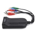 thumbnail image 1 of Ccdes Vidéo R/L Audio vers HD-MI Convertisseur, Z10AS Composant RGB YPBPR Vidéo R/L Audio vers Adaptateur Plug and Play, Convertisseur Audio, 1 of 8