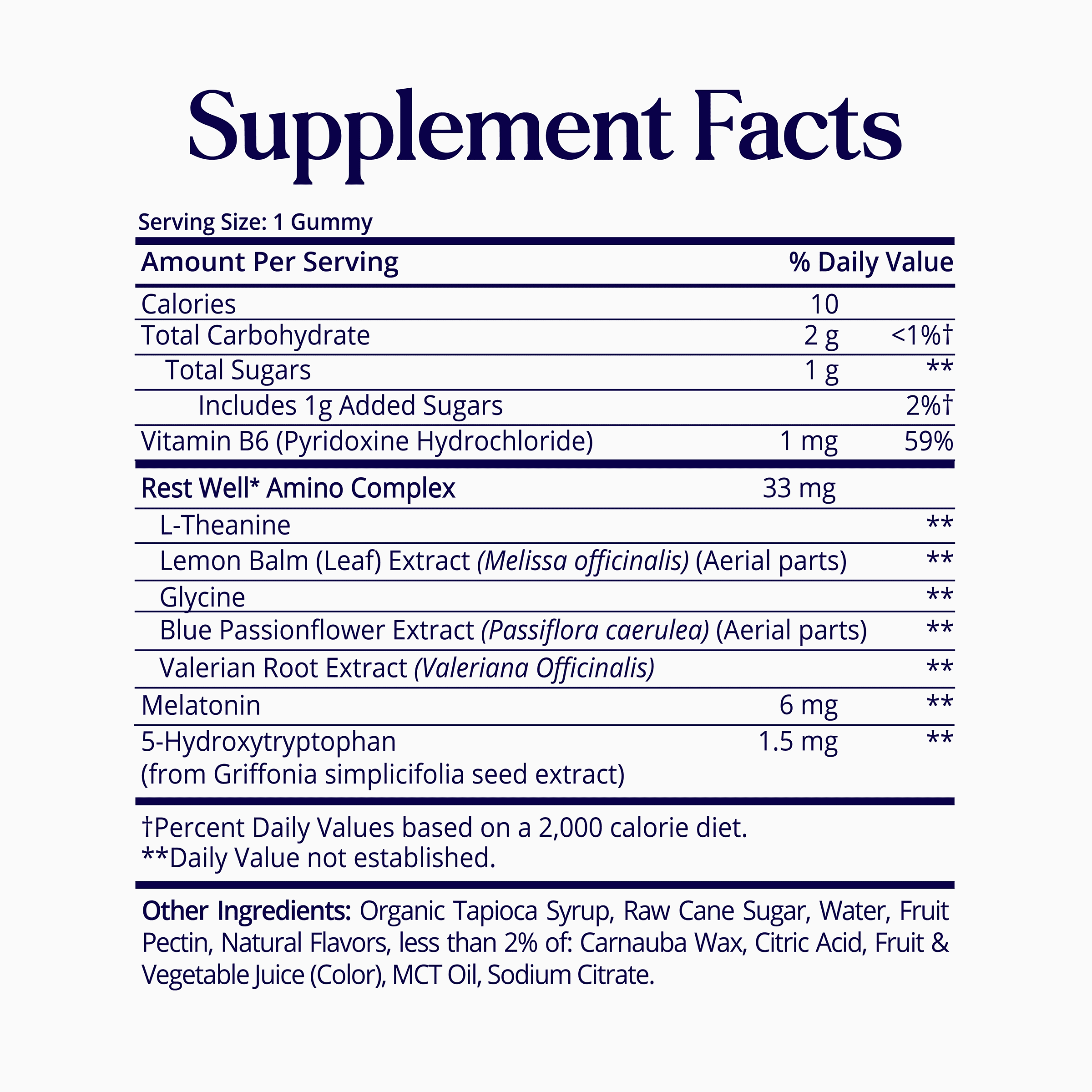 SugarbearPRO Sleep Gummies for Restful Nights , Melatonin, Vitamin B6, 5-HTP, 1 Month Supply