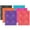 Multicolor, variant on BAZIC 2 Pockets Paper Folder, Polka Dot Portfolio, Document Folders, 6-Pack