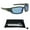 Black Gray Mirror Blue, variant on Bikershades Motorcycle Performance Sunglass Foam Padded Adult Male Mirror Purple Lens