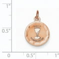 thumbnail image 2 of Beautiful 14k Rose-Gold Holy Communion Charm, 2 of 2
