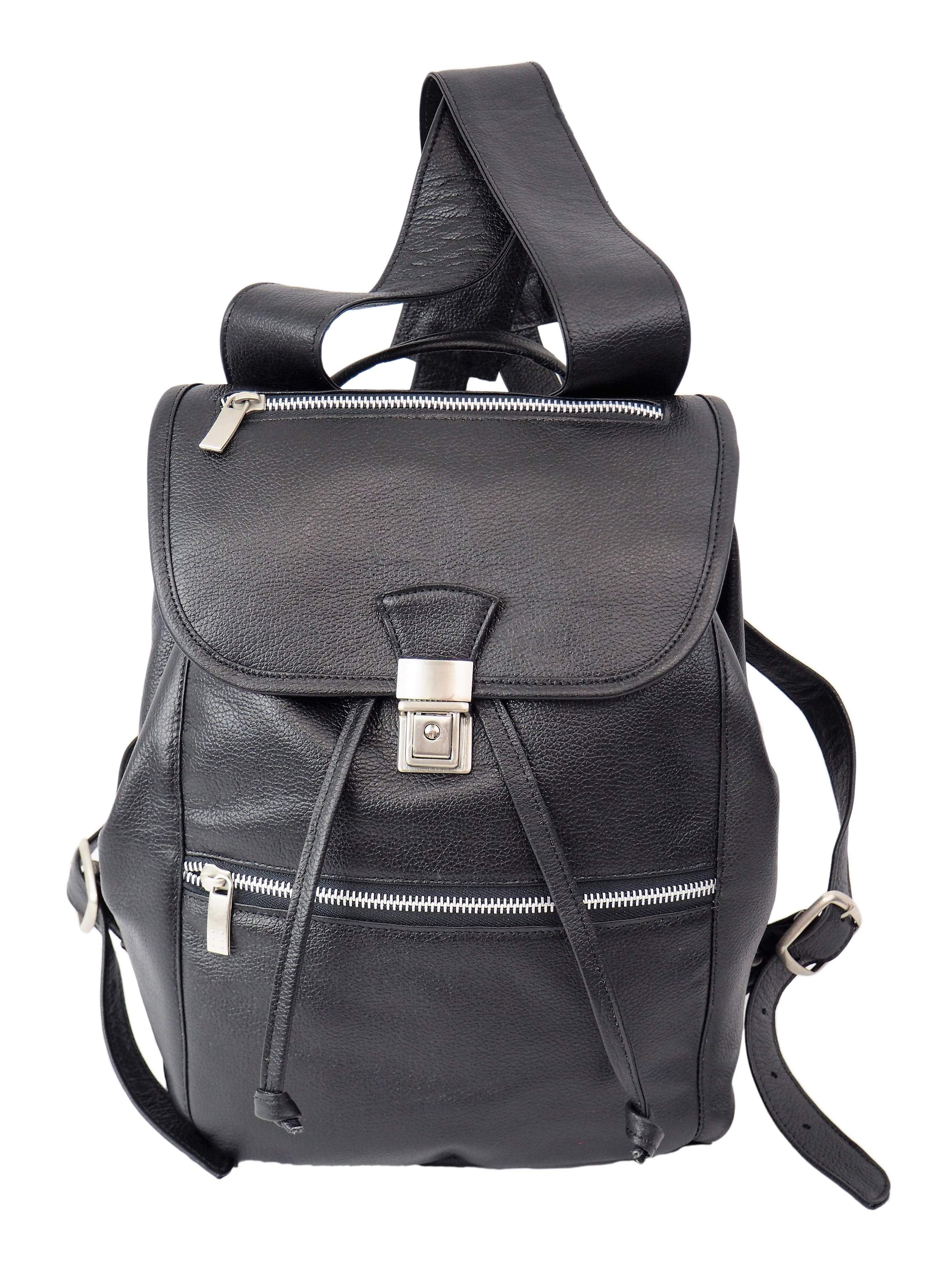 Leather Drawstring Backpack - Walmart.com