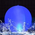 thumbnail image 1 of Luces flotantes para piscina que cambian de color, iluminación exterior con energía solar, resistente al agua IP68, ideal para piscinas, playas, jardines y decoraciones de patio trasero, fácil de, 1 of 5