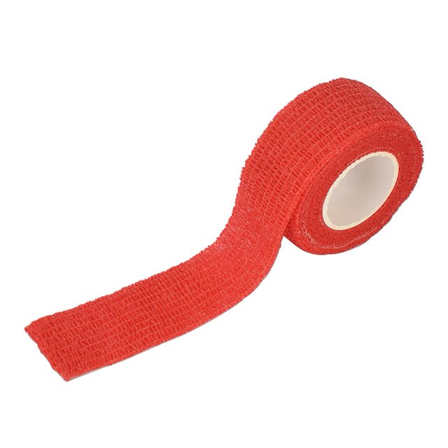 Accesorios auxiliares transpirables para envoltura de cinta de agarre de tatuaje desechable (rojo) Ehuebsd Cuidado Belleza