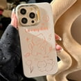 thumbnail image 3 of Cartoon Lovely Cat Flower Soft  for iPhone Case (White,iPhone 12 Pro), 3 of 6