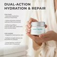 thumbnail image 3 of AXWELL Aqua Marine Face Cream & Hand Moisturizer – Daily Hydration Skincare with Centella Asiatica – Lightweight Cica Balm Day & Night Cream for Dry Skin, Eye Area Safe (1.01 fl oz), 3 of 9