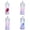 C, variant on UJMNHYGT Flameless LED Candles Battery Operated, Acrylic Light Color Changing Flickering Candles with Embedded Rose, LED Pillar Candles for Home Decor Sparkling Love Gift Atmosphere