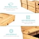 thumbnail image 4 of Sandbox Best Choice Products para niños, madera, exterior, con banco, 4 of 7