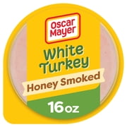 Oscar Mayer Lean Honey Smoked White Turkey Sliced Lunch Meat, 16 oz. Pack