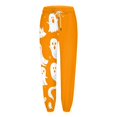 thumbnail image 4 of YDFCWXW Cozy Halloween Themed Sweatpants for Women | Soft Elastic Waist Lounge Pants Orange, XXL, 4 of 4