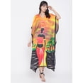 thumbnail image 2 of Women's Plus Size Kaftan Dresses Boho Long Maxi Dress Ladies Casual Hippie Kimono Sleeve Loose Caftan Online, 2 of 8