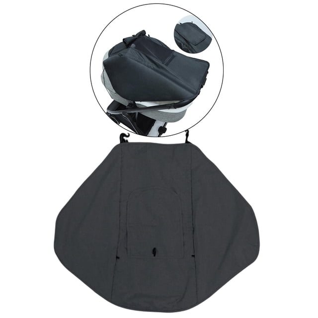 duradera para cochecito, protección , portátil con ventana de visualización, parasol para cochecito de bebé, accesorios Negro Yotijar Parasol para cochecito