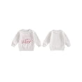 thumbnail image 2 of RUINIXCW Toddler Baby Girl Sweatshirts Big Sister Matching Outfit Little Girl Kids Letter Long Sleeve Crewneck Pullovers Spring Fall Winter Shirt Top, 2 of 8