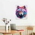 thumbnail image 2 of Nawypu Natural Wood Framed Abstract Wall Art For Living Room Wall Decorations For Bedroom Office Wall Decor Abstract Painting Animal Wolf Wall Pictures Art Prints Room Home Decor, 2 of 4
