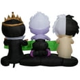 thumbnail image 4 of Gemmy Airblown Inflatable Disney Villains Scene Disney, 4 ft Tall, Green, 4 of 4