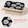 thumbnail image 5 of Daisy Velvet Portable Storage Box with Removable Compartment - a Stylish Decorative Box, Bracelet Holder, and Jewelry Stand - Gift, 5 of 7