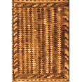 thumbnail image 1 of Ahgly Company Indoor Rectangle Abstract Orange Contemporary Area Rugs, 3' x 5', 1 of 1