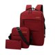 thumbnail image 2 of Mochila de Viaje para Portátil Grande para Mujer y Hombre, Mochila de Viaje de 17 Pulgadas, Mochila de Negocios con Monedero, Bolso Universitario de Tres Piezas, 2 of 7
