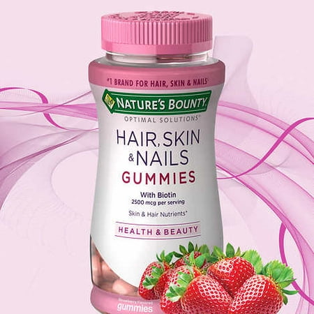 Nature S Bounty Hair Skin And Nails 230 Gummies Walmart Com