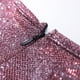 thumbnail image 4 of Vestido ajustado de manga larga con cuello en V y lentejuelas sexy para mujer: vestido de fiesta elegante y ajustado, tejido de poliéster, elástico y transpirable, 4 of 7
