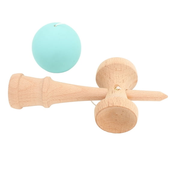 Wooden Kendama Toy, Portable Kendama with String Improve Hand Eye Coordination Develops Response Ability for Indoor and Outdoor Play