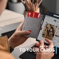 thumbnail image 4 of Cartera RUNBOX Slim de piel plegable con bloqueo RFID, gris, 4 of 6