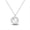 Classic three ring interlocking, variant on Solid 925 Sterling Silver Necklace Brilliant Star Moon AAA CZ Pendant For Women Birthday Valentine's Day Gift Jewelry