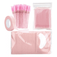thumbnail image 1 of Kit 100 Microbrush + 50 Parches Hidrogel + 50 Cepillos 1 Cinta, 50 Parches Curvos, Rosa, 1 of 4