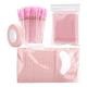 thumbnail image 1 of Kit 100 Microbrush + 50 Parches Hidrogel + 50 Cepillos 1 Cinta, 50 Parches Curvos, Rosa, 1 of 4