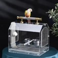 thumbnail image 6 of No Mess Bird Water Dispenser,QZS Portable Bird Water Feeder for Cockatiel,Reusable 220ml/7oz Cockatiels Dispenser for Lovebirds,White,1Pack, 6 of 6