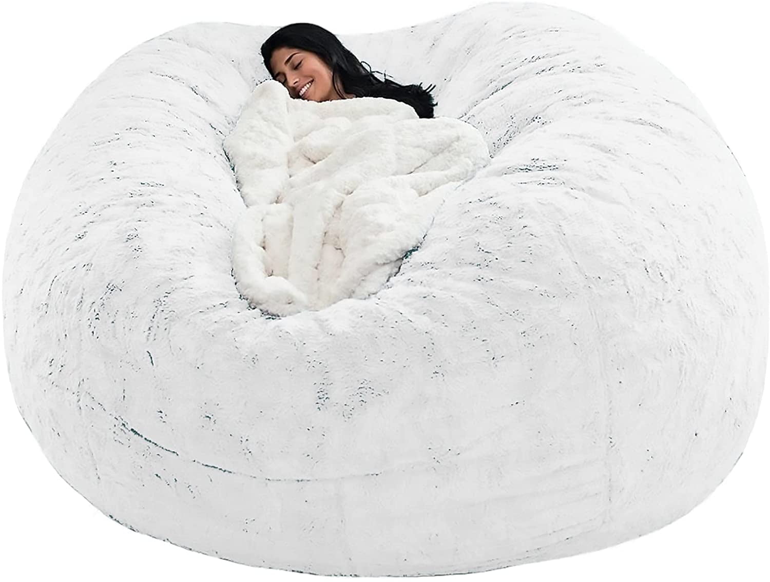fluffy bean bag couch