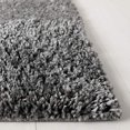 thumbnail image 4 of Safavieh August Shag Collection AUG900F Solid 1.2-inch Thick Accent Rug, 2'3" x 4', Grey, 4 of 5
