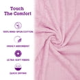 thumbnail image 2 of Casa Lino 2Pc Premium Bath Sheets (Extra Large) for Adults (72" x 36") - 100% Cotton, 400GSM, Ultra Absorbent (Blush), 2 of 6