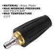 thumbnail image 4 of 4000 PSI Coche Presión Lavadora Giratorio Turbo Boquilla Conector Kit, 4 of 7