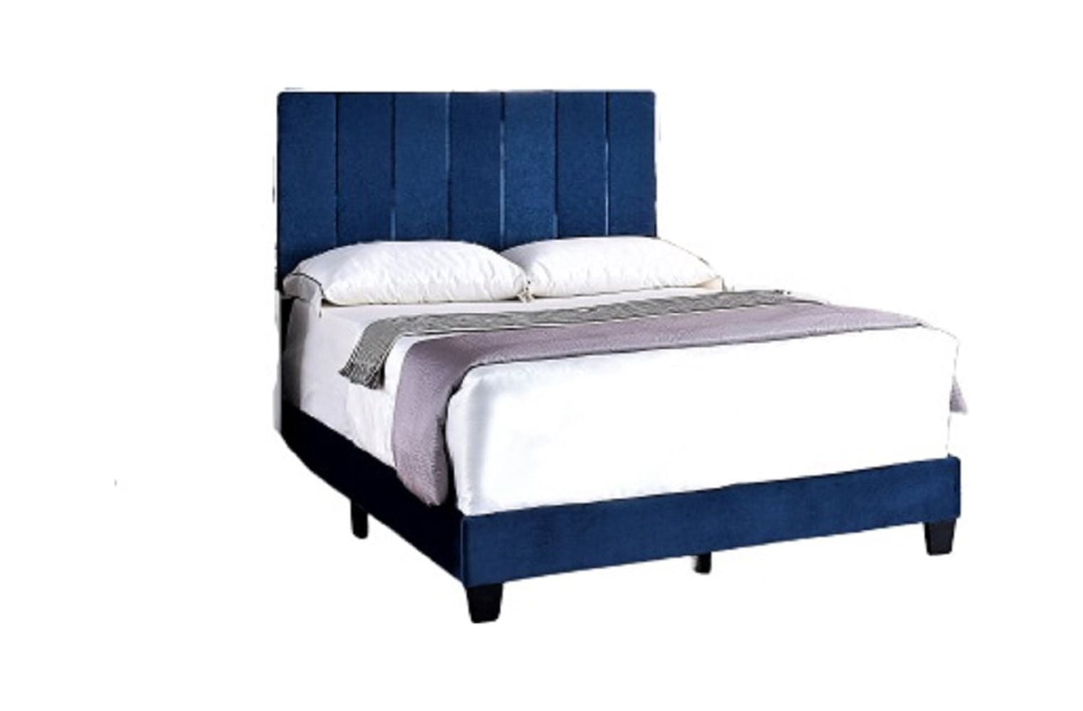 Uspridefurniture Aayush Upholstered Standard velvet Queen size Bed