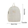 thumbnail image 2 of FNFYFH Puffer Quilted Backpack for Women College Backpack Puffy Work Backpacks Fit Laptop Light Casual Daypack, 2 of 6