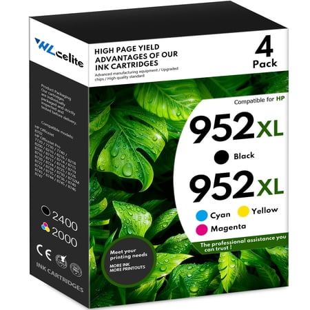 952 xl ink cartridges compatible for hp 952 ink cartridges combo pack 952xl ink for officejet pro 7740 8710 8715 8210 printers