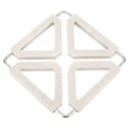 thumbnail image 3 of Dekaim Placemat, Foldable Non-Slip Heat-resistant Dust-proof Placemat for Dinning Table(Beige), 3 of 7