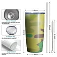thumbnail image 6 of Camouflage 20oz Coffee Tavel Tumblers, Stainless Steel Mobile Tumbler, Vacuum Insulated Coffee Mug with Lid, Spill-Proof Travel Cup for Hot & Cold Drinks, 6 of 6