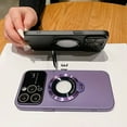 thumbnail image 4 of Elegant Magsafe-Compatible iPhone 14 Case: Wireless Charging Ready, Stand Holder, & Camera Protection (Black), 4 of 9