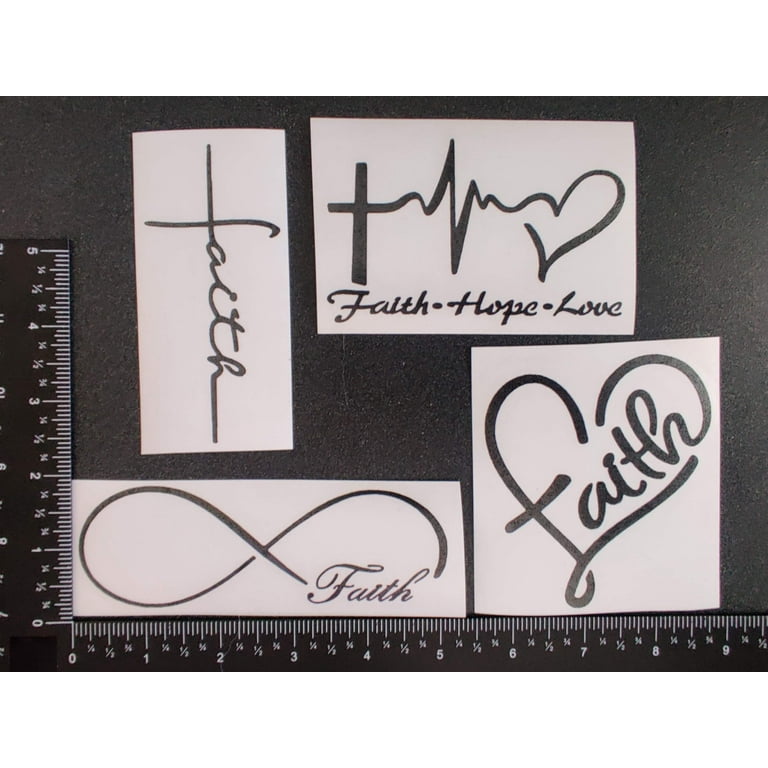 Faith Cross decal – North 49 Decals