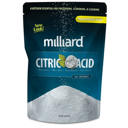 Milliard 100% Pure Food Grade Citric Acid - Non-GMO 1lb ...