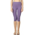 thumbnail image 4 of Womens High Waist Seamless Cotton Capri Leggings, 4 of 6