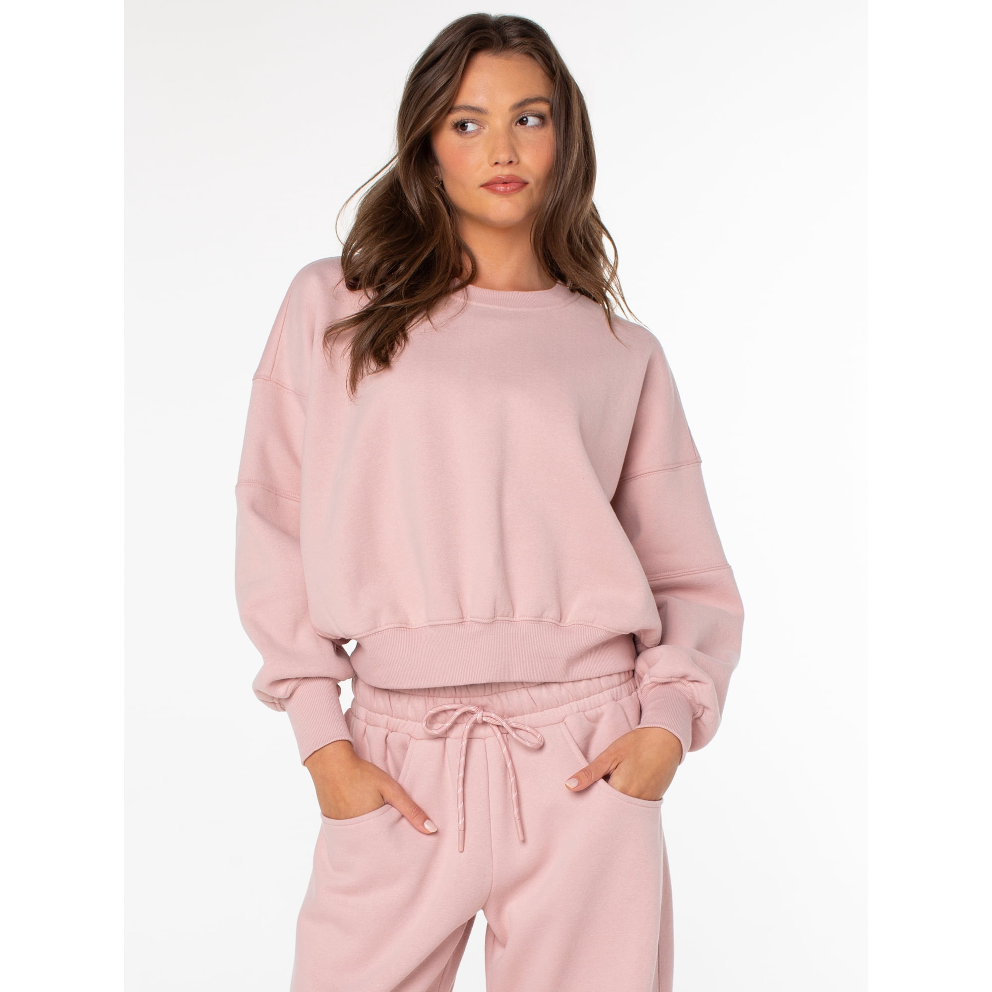 Celebrity Pink Women's and Women's Plus Pullover Sweatshirt, Sizes XS-4X
