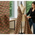 thumbnail image 5 of Soimoi Cotton Poplin Fabric Leaves & Dahlia Floral Print Fabric by Yard 56 Inch Wide, 5 of 7