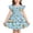 F18-Blue, variant on FYDUU Back To School Dress for Girls Cute Print Short Sleeve Dress Summer Dresses Casual A-Line Sundress First Day of School Outfit for Kids 3-4 Years