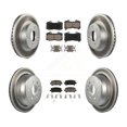 thumbnail image 1 of Transit Auto Front Rear Coated Disc Brake Rotors and Ceramic Pads Kit for Car 2015-2020 Chevrolet Colorado GMC Canyon KGC-101359, 1 of 11