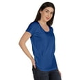 thumbnail image 2 of Inkmeso Scoop Neck Basic Tee Casual Short Sleeve Cotton Plain Tshirt Top Womens, 2 of 9
