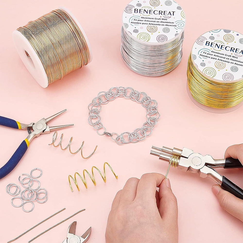 1 Box 17 Gauge (1.2mm) Aluminum Wire 380FT (116m) Anodized Jewelry Craft Making Beading Floral Colored Aluminum Craft Wire - Green
